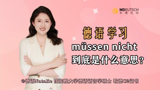 müssen nicht到底什么意思 商品图0