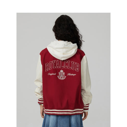 Teenie Weenie小熊字母撞色外套女冬季外套TTJJ244901P 商品图4