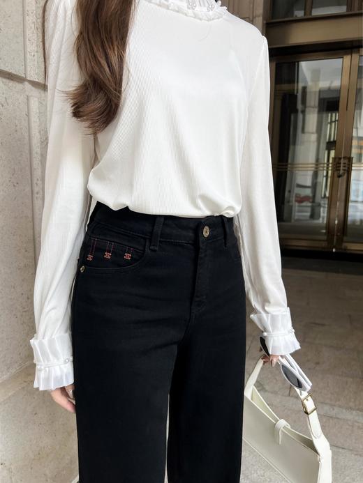 漆黑色牛仔裤HJ3L53 商品图2