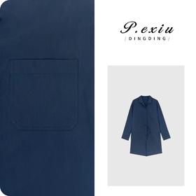 04-3潘依绣丁丁宠粉PanYiXiu/潘依绣气质小众设计工装风翻领排扣连体裤 W-62273