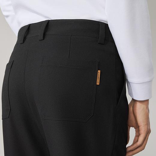 柒牌男装九分休闲裤男2024秋季新款时尚百搭锥形裤男士黑色萝卜裤	127H72480 商品图2