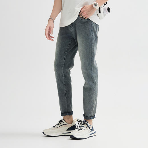 【新品上新】HX 夏季水洗牛仔九分裤S210420080101 商品图1