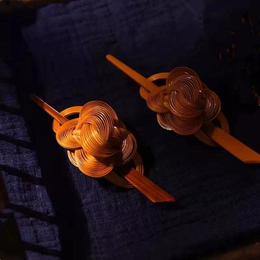 【读本助残】竹编发簪......一键购买丽江非遗大师作品 商品图1