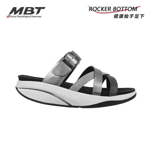 MBT足健康鞋女厚底休闲凉拖鞋 足弓支撑 增高提臀 防滑牛皮FASI 商品图9