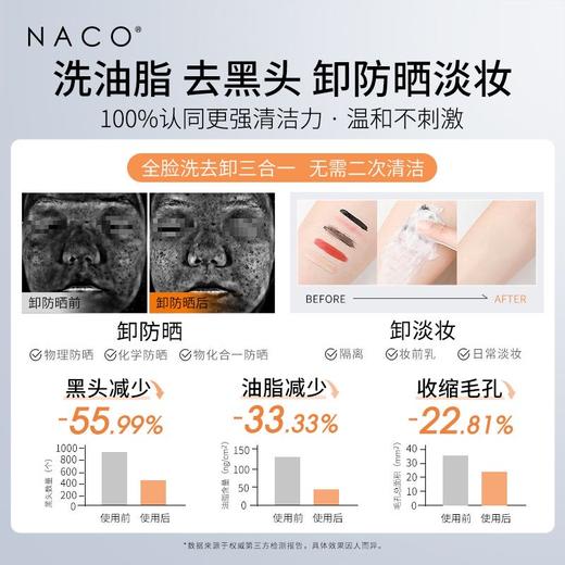 【老客专属福利】NACO氨基酸净颜洁面乳100g 商品图3