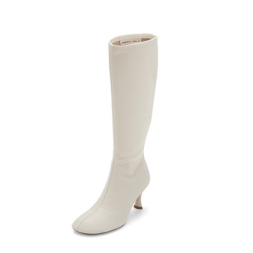 westory2024年秋季新款小圆头细高跟时尚气质优雅及膝靴W24DQ84001 商品图5