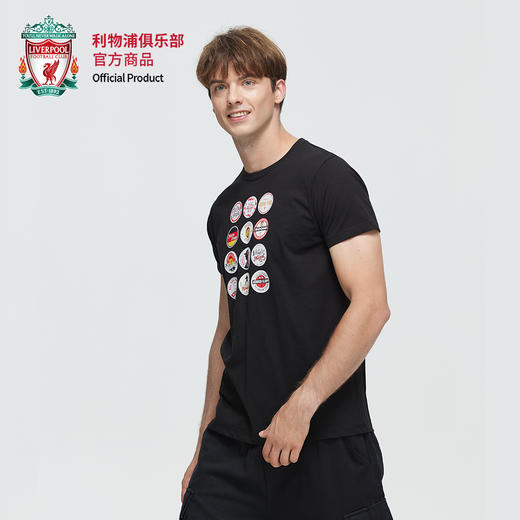 【官方正版】利物浦俱乐部｜克洛普纪念T恤足球迷运动黑色短袖夏渣叔 商品图4