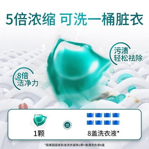 蔬果园8g*30颗蓝盾蓝风铃香水洗衣凝珠 商品图1