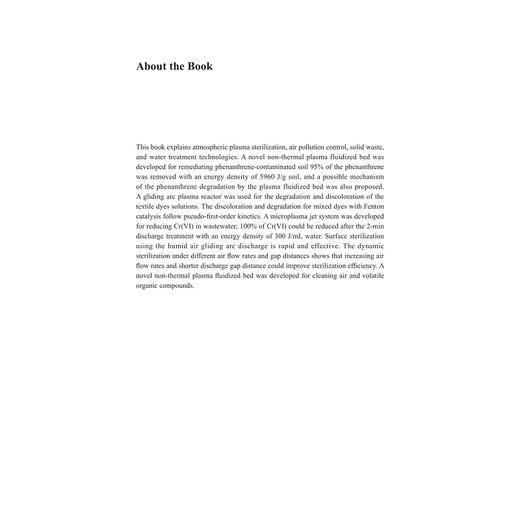 Plasma remediation technology for Environmental Protection/杜长明/严建华/浙江大学出版社/等离子/环境修复 商品图2