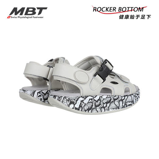 MBT足健康鞋女厚底休闲运动凉鞋 足弓支撑增高魔术贴牛皮 KISUMU 商品图2