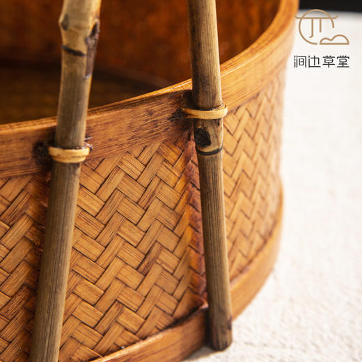 手工竹编景深提篮 商品图3