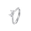 【在逃公主】S925银甜美锆石蝴蝶结戒指【YXS-K1646】 商品缩略图4
