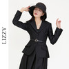 LIZZY早秋收腰优雅时尚西装外套西服上衣（配腰带）8089 商品缩略图0