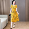 HS-01新款棉绸连衣裙夏季年轻款碎花长裙子气质外穿 商品缩略图2
