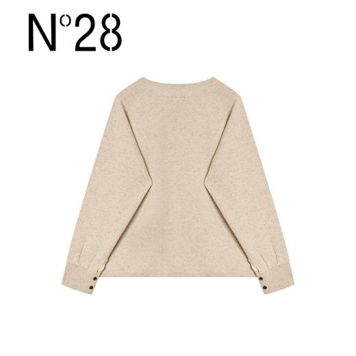 N°28 秋款百搭纯色针织毛衫圆领长袖气质上衣9A33M361 商品图1