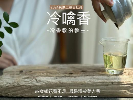 【拍4发5】2024白牡丹《冷噙香》，冷香教的教主，探春房里那只汝窑香囊 商品图6