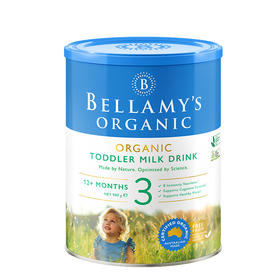 澳洲贝拉米有机配方奶粉3段  900克