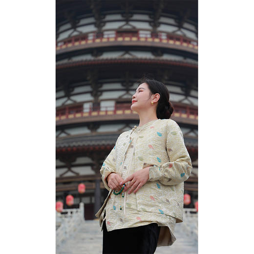 玄羽-马甲(24804954Y-明月珰·云锦) 商品图2