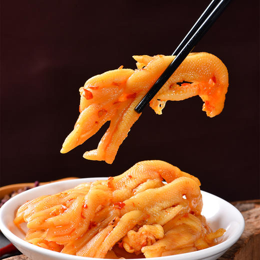 回味鸭掌（无骨）220g，Q弹爽口，胶原蛋白，湖北宜昌西陵鲜食泡菜，三峡民俗风味小吃 商品图2