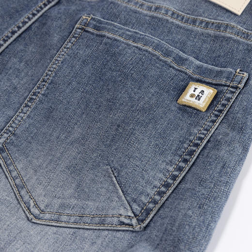 【断码清仓】HX 夏季水洗牛仔长裤S201422165101 商品图8