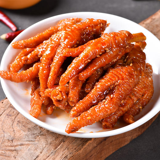 降龙凤爪220g，香辣软糯酱香，一抿脱骨，三峡民俗风味小吃 商品图4