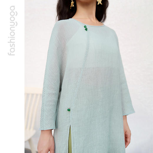 FM14390新中式禅风裙外搭 商品图6