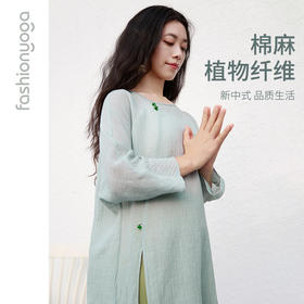 FM14390新中式禅风裙外搭