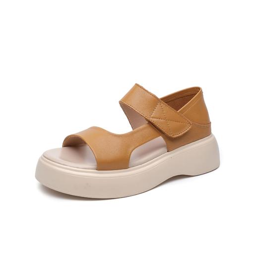 YU 5099厚底凉鞋露趾沙滩鞋软底防滑凉拖鞋 商品图4