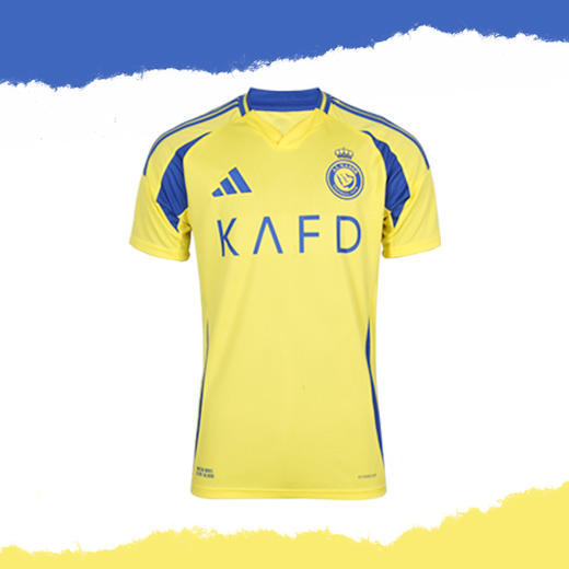 小李子ADIDAS阿迪达斯24/25赛季利雅得胜利C罗印号主场球迷版短袖成人男JP0459 商品图4