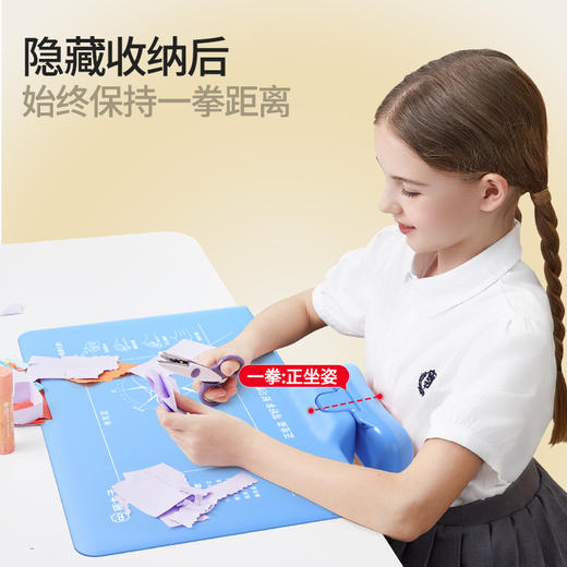 猫太子坐姿矫正器小学生桌面款隐藏儿童写字姿势防近视防低头写作业学习书桌座椅纠正正姿防驼背视力保护神器 商品图2