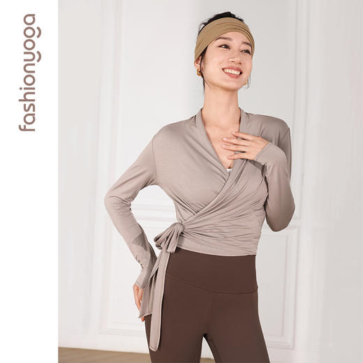 F14397优雅系带长袖外搭 商品图8