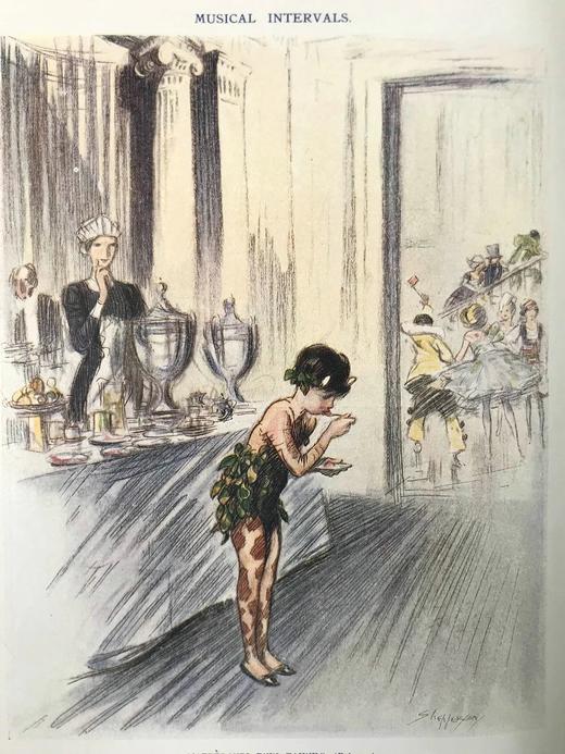 1921年7-12月 英国讽刺漫画杂志《笨拙》（含多幅彩色） 漆布精装16开 商品图4