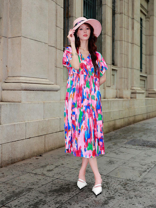 夏日焕新 | 逐梦佳期印花连衣裙  | 现货加急发 商品图3