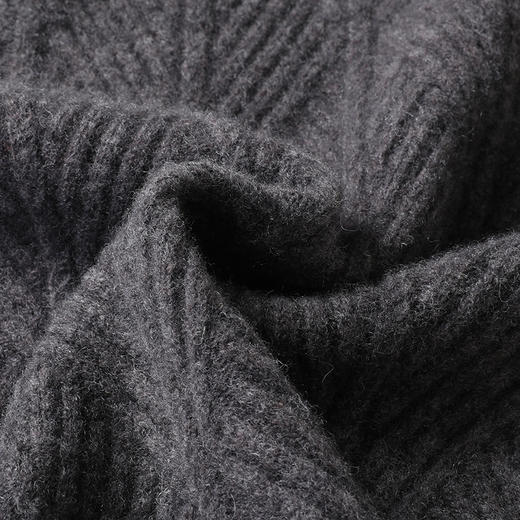 【绵羊毛】【新款DWP】大依优型大码羊毛衫针织衫立领加肥加大毛衣大号胖子宽松毛衫男装上衣打底 商品图3