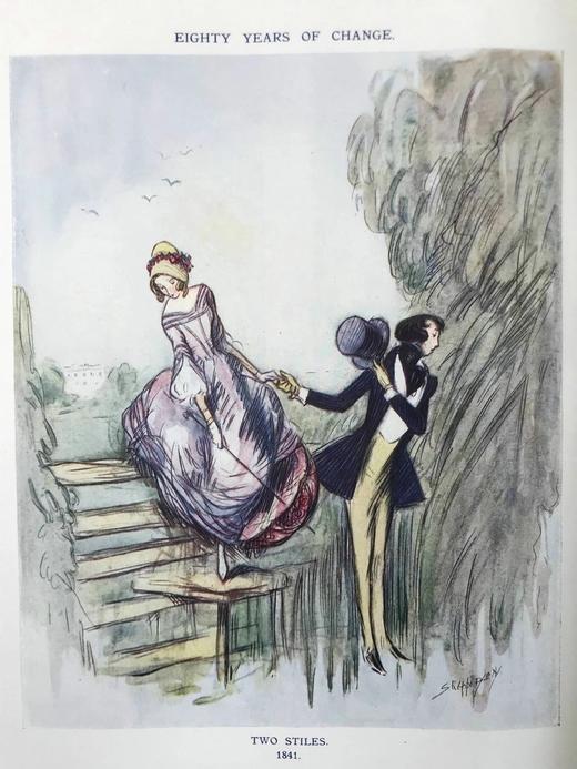 1921年7-12月 英国讽刺漫画杂志《笨拙》（含多幅彩色） 漆布精装16开 商品图9