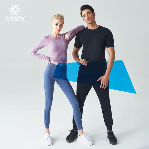 FR09983瑜伽长裤春夏款男士束脚裤 商品图0