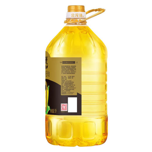 金龙鱼零反式脂肪甾醇玉米油(黑金款)5L 商品图3