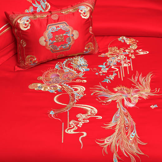 多喜爱 喜玫瑰婚庆六件套 龙凤禧约 商品图2