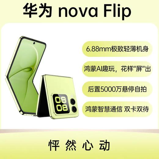 华为 nova Flip 全网通版 零度白 12GB+256GB 商品图0