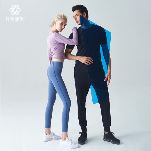 FR09983瑜伽长裤春夏款男士束脚裤 商品图2