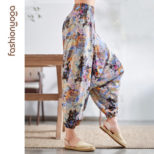 FM06901禅风丝麻九分裤 商品图3