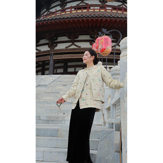 玄羽-马甲(24804954Y-明月珰·云锦) 商品图4