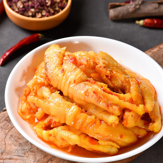 回味凤爪（无骨）220g，Q弹爽口，剁椒回味，胶原蛋白，湖北宜昌西陵鲜食泡菜，三峡民俗风味小吃 商品图4