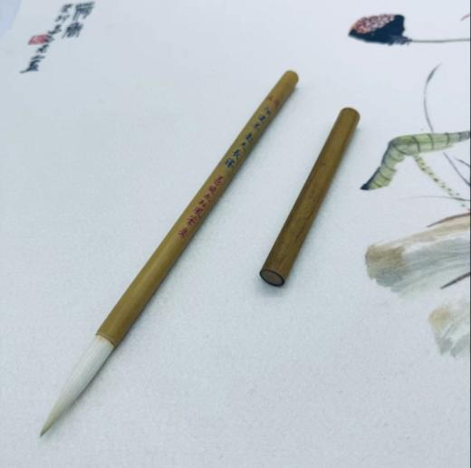 【特惠专区】王小卫亲制 精选加健羊毫大长锋毛笔  95年老笔 商品图0