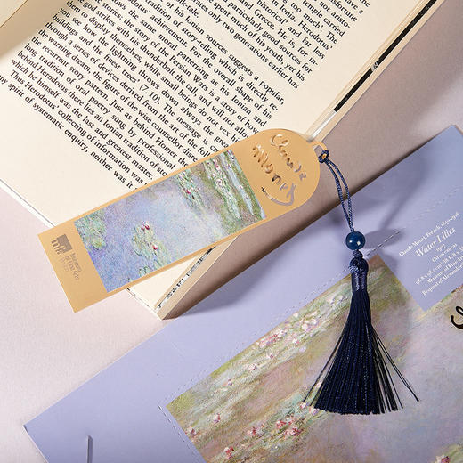 MFA美术博物馆 莫奈系列 昂蒂布下午的景色 睡莲 金属书签 商品图2