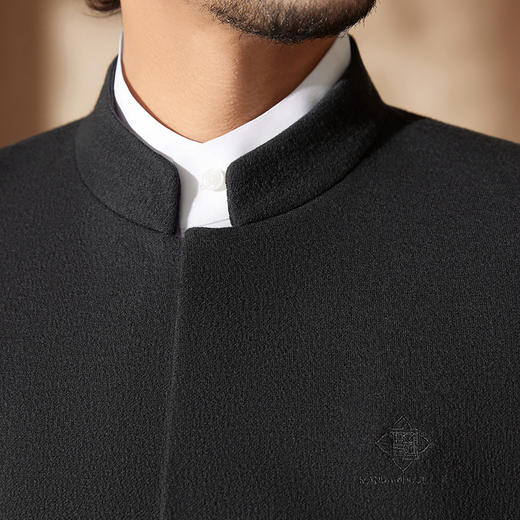 【中华立领】柒牌西服男2024秋季新款商务休闲含羊毛舒适西装外套	127C70710 商品图2