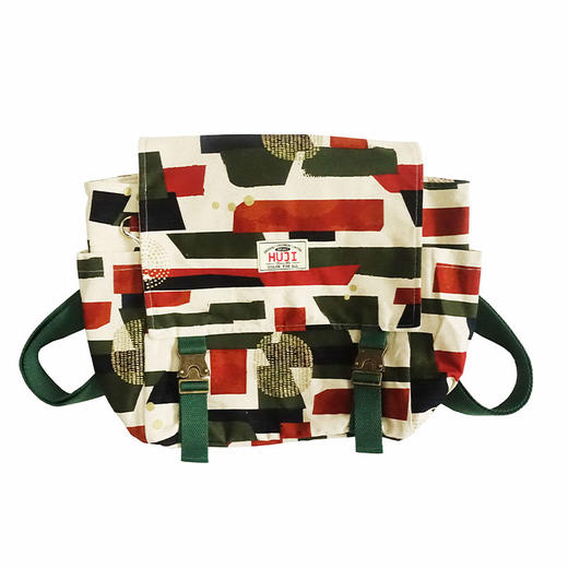 HUJI祤集Carton小盒子双肩包插画几何 商品图0