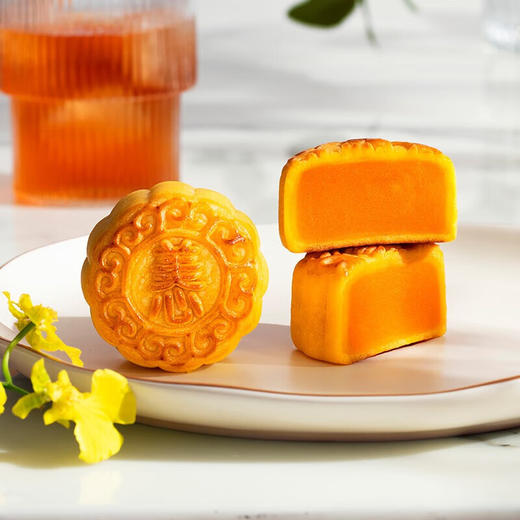 美心奶黄月饼港式风味中秋月饼礼盒 香滑奶黄月饼礼盒 360g 商品图6