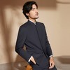 【婚礼季】柒牌西装男套装2025新款含羊毛可脱卸衬衫领商务通勤立领西服外套	127C71130 商品缩略图1