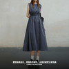 马登女装美式休闲海边无袖度假连衣裙夏季少女感纯色小众设计长裙 商品缩略图3